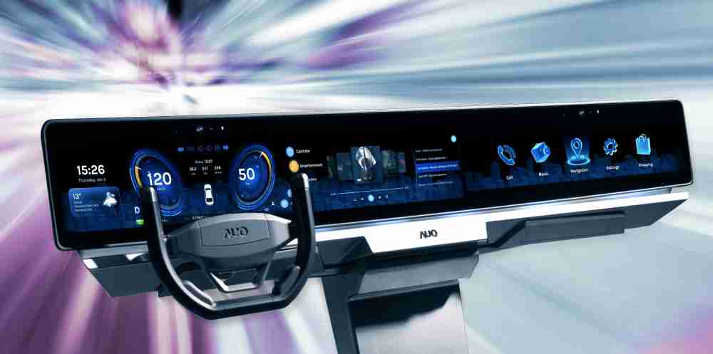 蓝狮在线开拓前瞻显示技术创新应用，，，，结合优异整合设计能力，，，开发智能车载FIDM Plus一体化显示方案，，，让驾驶操作与车内娱乐体验再进化